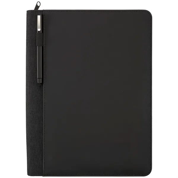FSC® Mix Vienna Heathered Zippered Padfolio - FSC® Mix Vienna Heathered Zippered Padfolio - Image 4 of 6