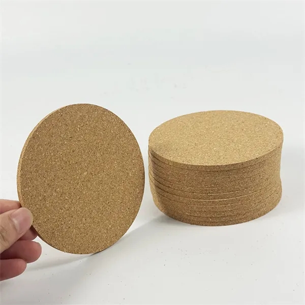Custom Round Cork Coaster 3.5" Diameter - Custom Round Cork Coaster 3.5" Diameter - Image 4 of 4