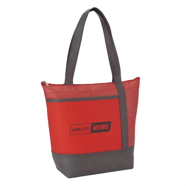 Chrome Non-Woven 9 Can Lunch Cooler - Chrome Non-Woven 9 Can Lunch Cooler - Image 8 of 14