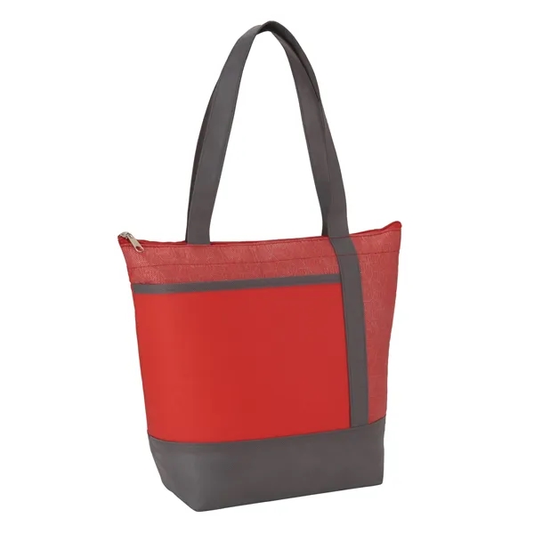 Chrome Non-Woven 9 Can Lunch Cooler - Chrome Non-Woven 9 Can Lunch Cooler - Image 9 of 14