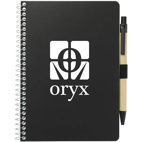 Custom FSC® Mix 5' x 7' Spiral Notebook with Pen