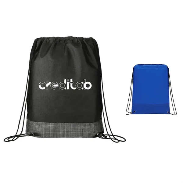 Custom Crossweave Heat Sealed Drawstring Bag