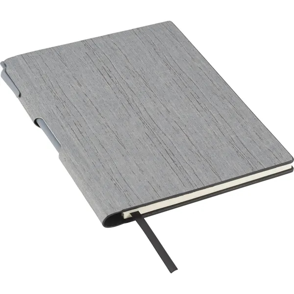 FSC® Mix 6" x 8.5" Bari Notebook with Pen - FSC® Mix 6" x 8.5" Bari Notebook with Pen - Image 3 of 3