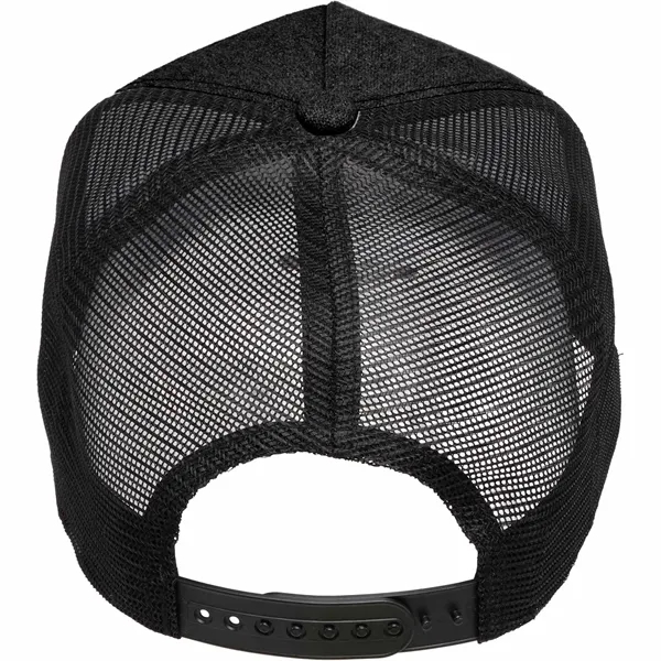 Recycled Cotton Canvas 5 Panel Mesh Back Ballcap - Recycled Cotton Canvas 5 Panel Mesh Back Ballcap - Image 1 of 17