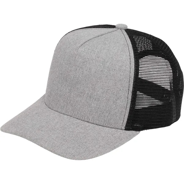 Recycled Cotton Canvas 5 Panel Mesh Back Ballcap - Recycled Cotton Canvas 5 Panel Mesh Back Ballcap - Image 9 of 17