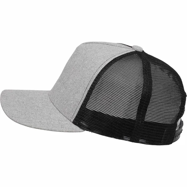 Recycled Cotton Canvas 5 Panel Mesh Back Ballcap - Recycled Cotton Canvas 5 Panel Mesh Back Ballcap - Image 8 of 17