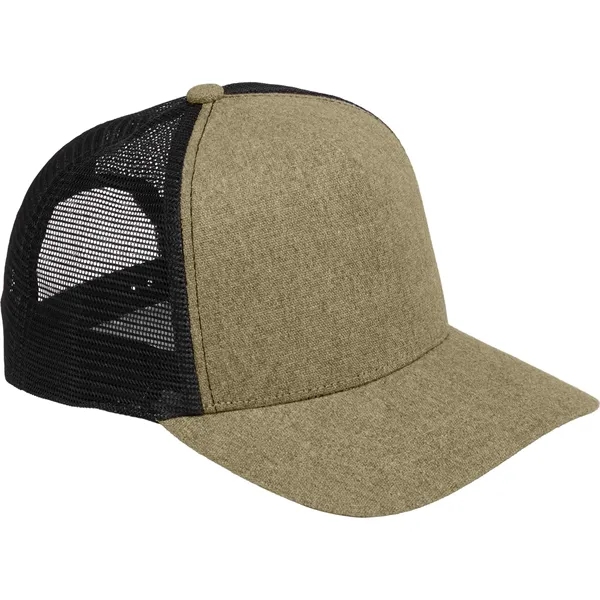 Recycled Cotton Canvas 5 Panel Mesh Back Ballcap - Recycled Cotton Canvas 5 Panel Mesh Back Ballcap - Image 16 of 17