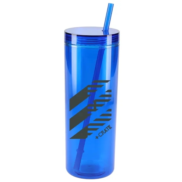 Chroma Recycled Acrylic Straw Tumbler 16oz - Chroma Recycled Acrylic Straw Tumbler 16oz - Image 5 of 22