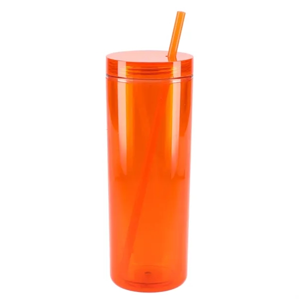Chroma Recycled Acrylic Straw Tumbler 16oz - Chroma Recycled Acrylic Straw Tumbler 16oz - Image 18 of 22