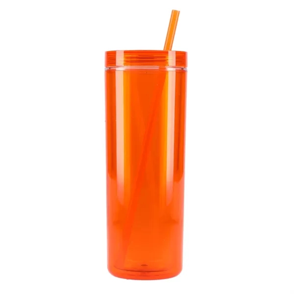 Chroma Recycled Acrylic Straw Tumbler 16oz - Chroma Recycled Acrylic Straw Tumbler 16oz - Image 17 of 22
