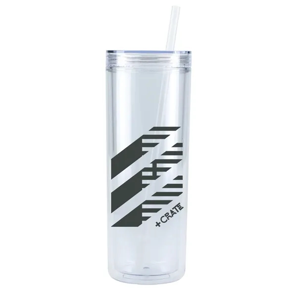 Chroma Recycled Acrylic Straw Tumbler 16oz - Chroma Recycled Acrylic Straw Tumbler 16oz - Image 8 of 22