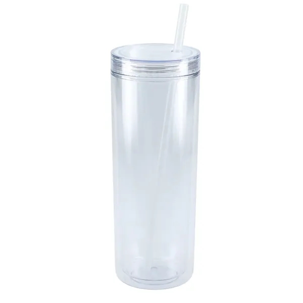 Chroma Recycled Acrylic Straw Tumbler 16oz - Chroma Recycled Acrylic Straw Tumbler 16oz - Image 10 of 22