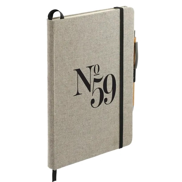 5.5" x 8.5" Recycled Cotton Bound Journal Set - 5.5" x 8.5" Recycled Cotton Bound Journal Set - Image 1 of 8