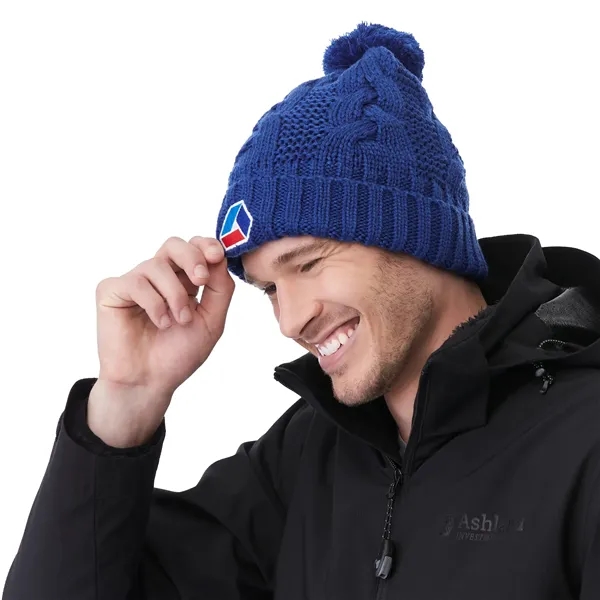 Unisex DIVERGENT Knit Pom Beanie - Unisex DIVERGENT Knit Pom Beanie - Image 6 of 7