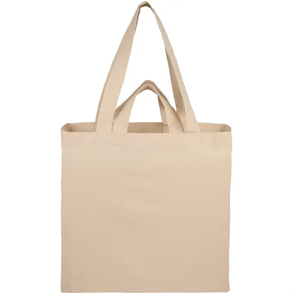 Dual Carry 6oz Organic Cotton Tote - Dual Carry 6oz Organic Cotton Tote - Image 3 of 7