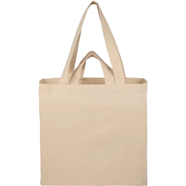 Dual Carry 6oz Organic Cotton Tote - Dual Carry 6oz Organic Cotton Tote - Image 6 of 7