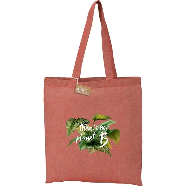 Recycled 5oz Cotton Twill Tote - Recycled 5oz Cotton Twill Tote - Image 18 of 21
