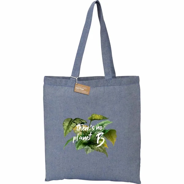 Recycled 5oz Cotton Twill Tote - Recycled 5oz Cotton Twill Tote - Image 8 of 21