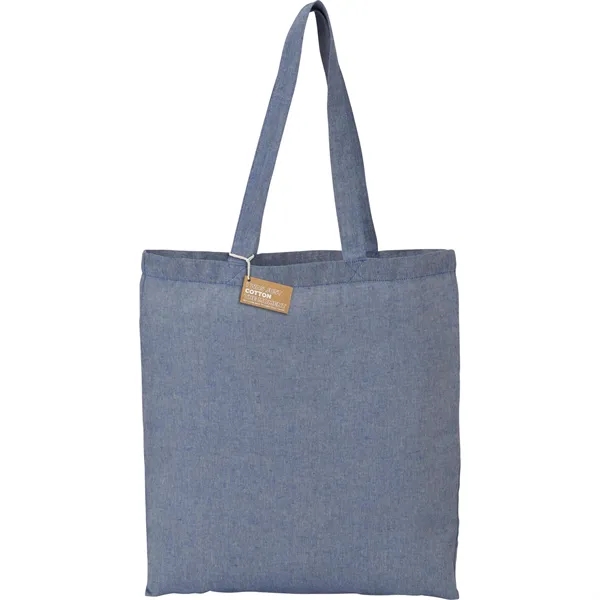 Recycled 5oz Cotton Twill Tote - Recycled 5oz Cotton Twill Tote - Image 9 of 21