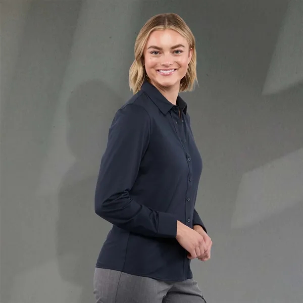 TATRA Eco Long Sleeve Knit Button Up Shirt-Women's - TATRA Eco Long Sleeve Knit Button Up Shirt-Women's - Image 1 of 22