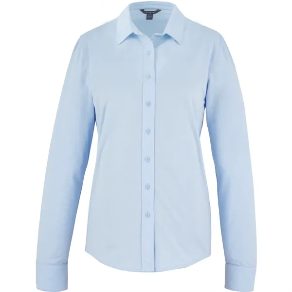TATRA Eco Long Sleeve Knit Button Up Shirt-Women's - TATRA Eco Long Sleeve Knit Button Up Shirt-Women's - Image 11 of 22