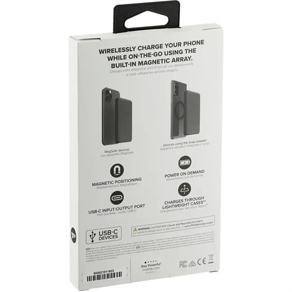 mophie® Snap+ Mini 5000 mAh Wireless Power Bank - mophie® Snap+ Mini 5000 mAh Wireless Power Bank - Image 13 of 13