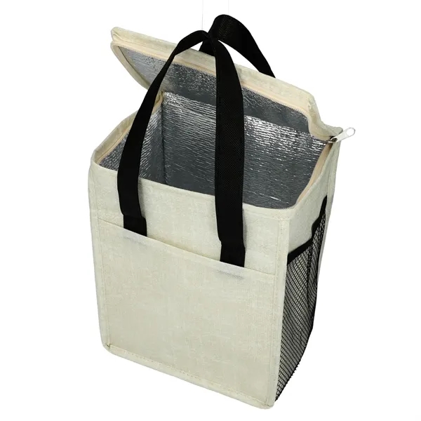 Ares Recycled Non-Woven 12 Can Cooler - Ares Recycled Non-Woven 12 Can Cooler - Image 4 of 31