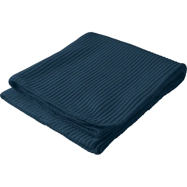 Ribbed Fleece Blanket - Ribbed Fleece Blanket - Image 1 of 5
