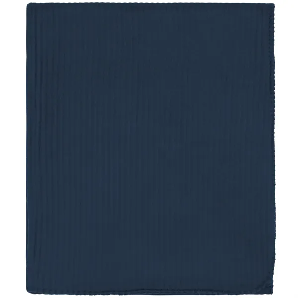 Ribbed Fleece Blanket - Ribbed Fleece Blanket - Image 2 of 5