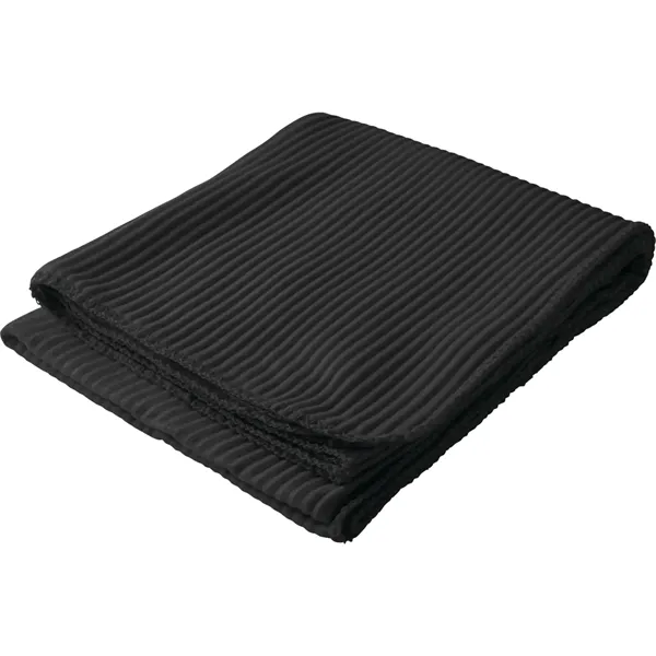Ribbed Fleece Blanket - Ribbed Fleece Blanket - Image 5 of 5