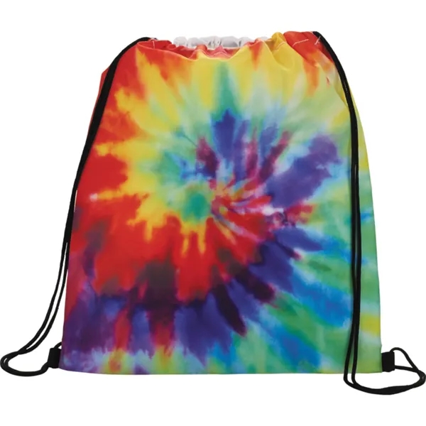 Tie Dye Drawstring Bag - Tie Dye Drawstring Bag - Image 1 of 5