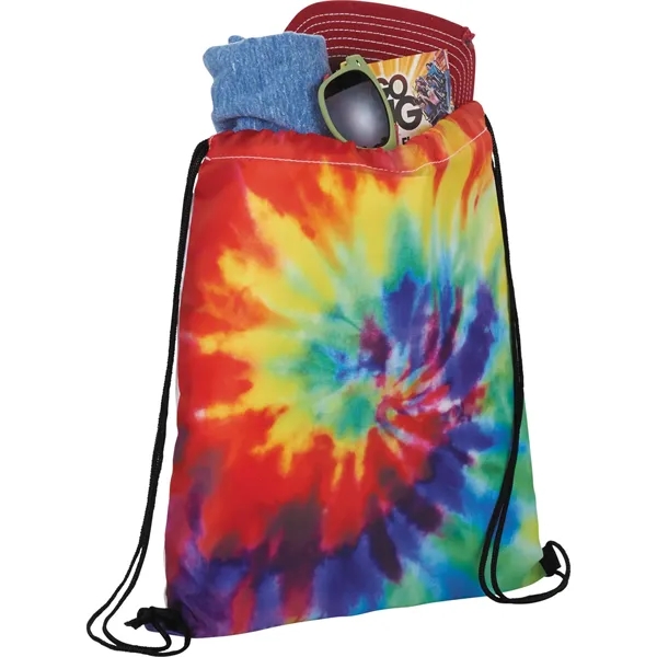 Tie Dye Drawstring Bag - Tie Dye Drawstring Bag - Image 4 of 5