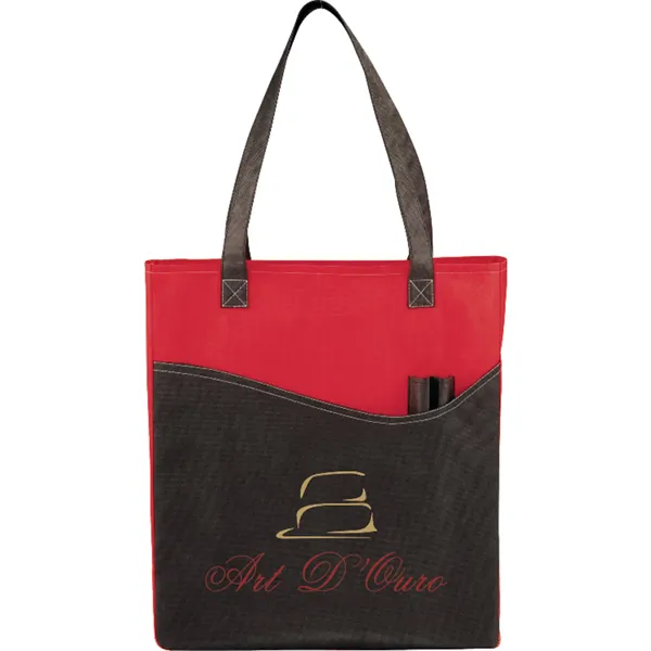 Rivers Pocket Non-Woven Convention Tote - Rivers Pocket Non-Woven Convention Tote - Image 21 of 26