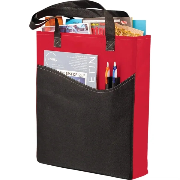 Rivers Pocket Non-Woven Convention Tote - Rivers Pocket Non-Woven Convention Tote - Image 24 of 26