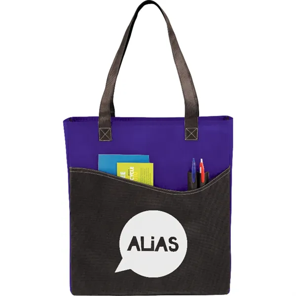 Rivers Pocket Non-Woven Convention Tote - Rivers Pocket Non-Woven Convention Tote - Image 19 of 26