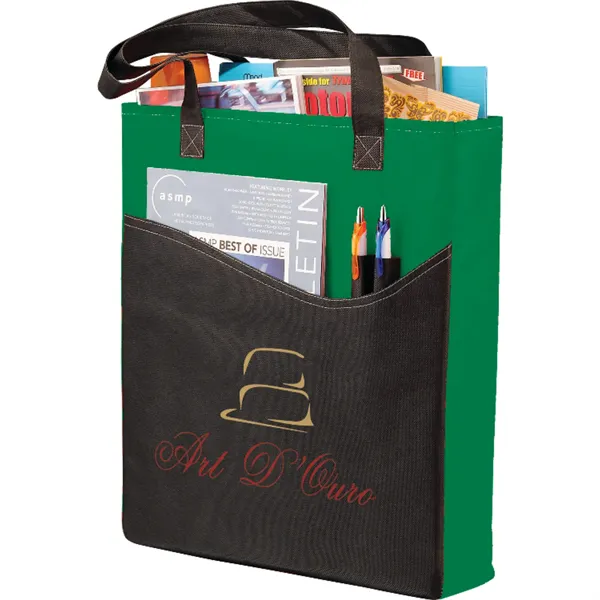 Rivers Pocket Non-Woven Convention Tote - Rivers Pocket Non-Woven Convention Tote - Image 6 of 26