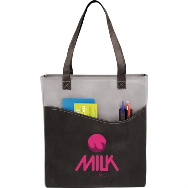Rivers Pocket Non-Woven Convention Tote - Rivers Pocket Non-Woven Convention Tote - Image 0 of 26