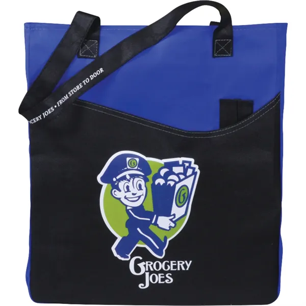 Rivers Pocket Non-Woven Convention Tote - Rivers Pocket Non-Woven Convention Tote - Image 25 of 26