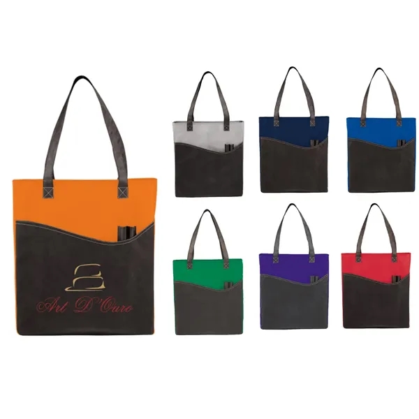 Rivers Pocket Non-Woven Convention Tote - Rivers Pocket Non-Woven Convention Tote - Image 14 of 26