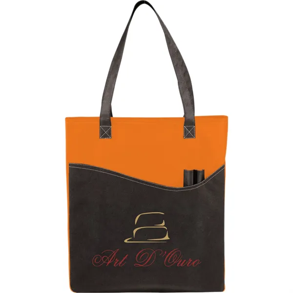 Rivers Pocket Non-Woven Convention Tote - Rivers Pocket Non-Woven Convention Tote - Image 13 of 26