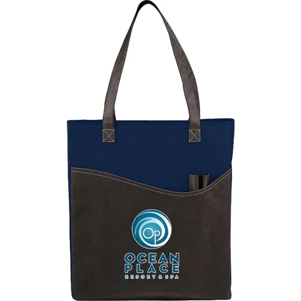 Rivers Pocket Non-Woven Convention Tote - Rivers Pocket Non-Woven Convention Tote - Image 7 of 26