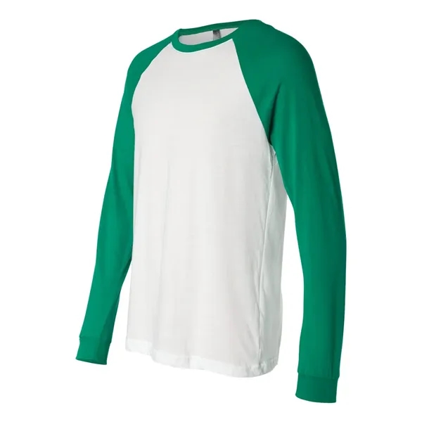 BELLA + CANVAS Men's Long Sleeve Jersey Baseball Tee - BELLA + CANVAS Men's Long Sleeve Jersey Baseball Tee - Image 19 of 24