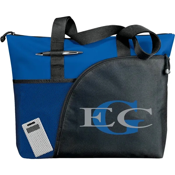 Excel Sport Zippered Utility Business Tote - Excel Sport Zippered Utility Business Tote - Image 5 of 7