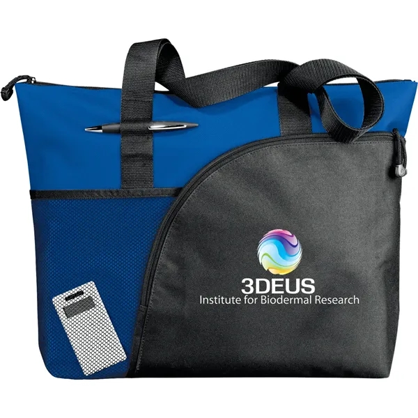 Excel Sport Zippered Utility Business Tote - Excel Sport Zippered Utility Business Tote - Image 6 of 7