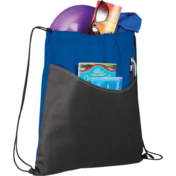Rivers Non-Woven Drawstring Bag - Rivers Non-Woven Drawstring Bag - Image 8 of 8