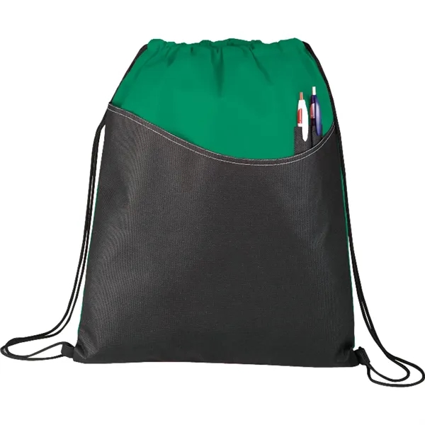 Rivers Non-Woven Drawstring Bag - Rivers Non-Woven Drawstring Bag - Image 3 of 8