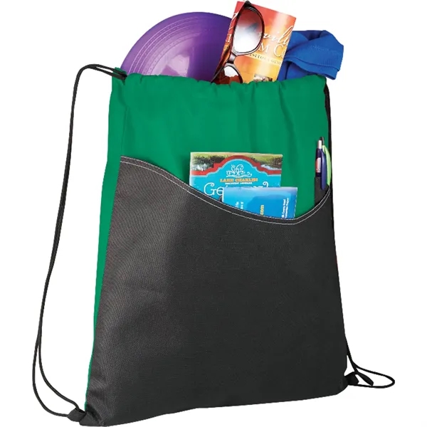 Rivers Non-Woven Drawstring Bag - Rivers Non-Woven Drawstring Bag - Image 5 of 8