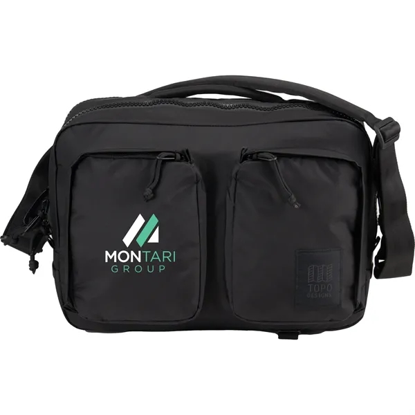 Custom Topo Recycled Global Briefcase