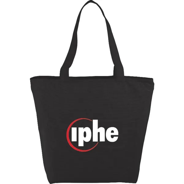 Custom Maine 8oz Cotton Canvas Zippered Tote