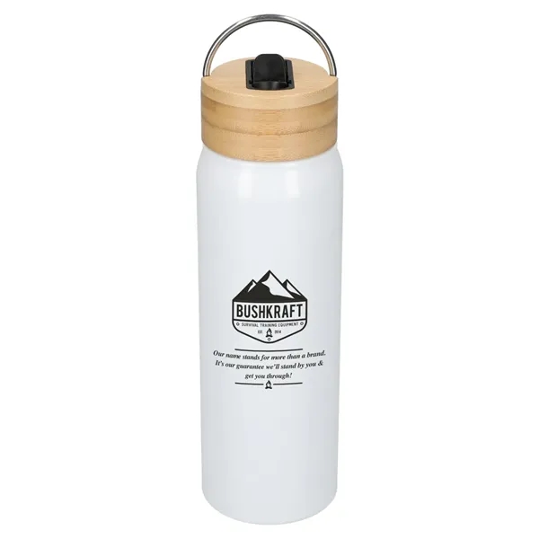 Billy 26oz ECO Aluminum Bottle w/ FSC® Bamboo Lid - Billy 26oz ECO Aluminum Bottle w/ FSC® Bamboo Lid - Image 1 of 38
